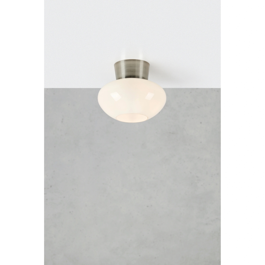 Markslöjd 109025 - MALAGA Ceiling Light 1xE27/40W/230V, Ø 25 cm, Matte Chrome