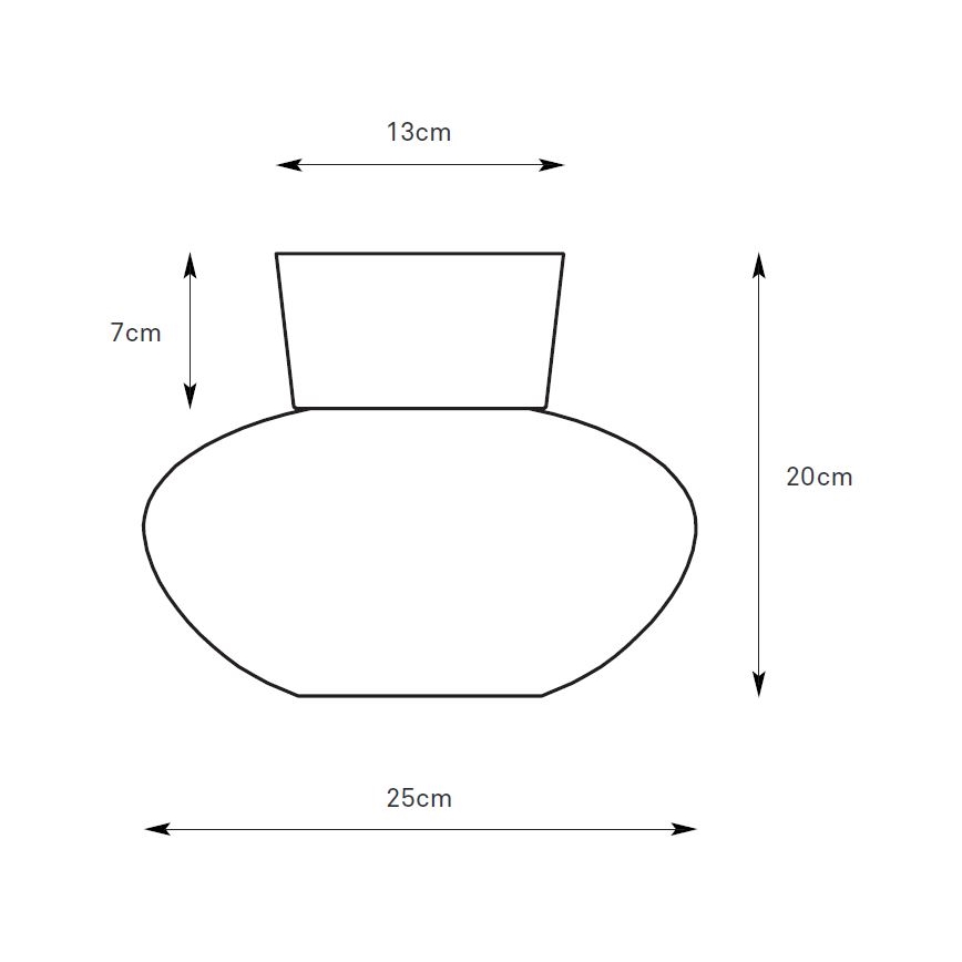 Markslöjd 109025 - MALAGA Ceiling Light 1xE27/40W/230V, Ø 25 cm, Matte Chrome