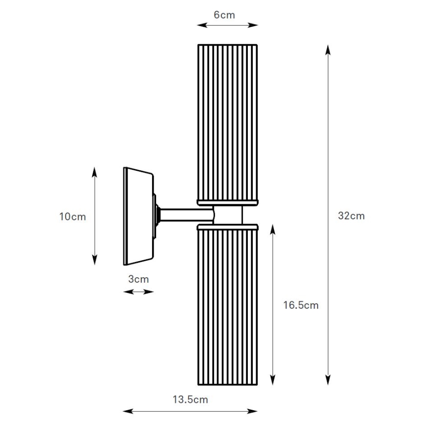 Markslöjd 109027 - RIMINI Bathroom Wall Light 2xG9/20W/230V IP44 Polished Chrome