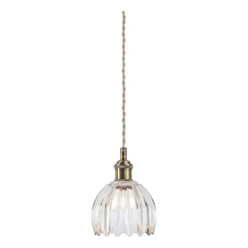 Markslöjd 109136 - GOTA Cable Pendant 1xE14/40W/230V Brass/Clear