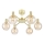 Markslöjd 109152 - AMBRA Flush-Mount Chandelier 6xE14/40W/230V Gold/Smoked Beige