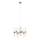 Markslöjd 109154 - Cable-hung chandelier ELARA 12xE14/40W/230V Ø 60 cm matte chrome