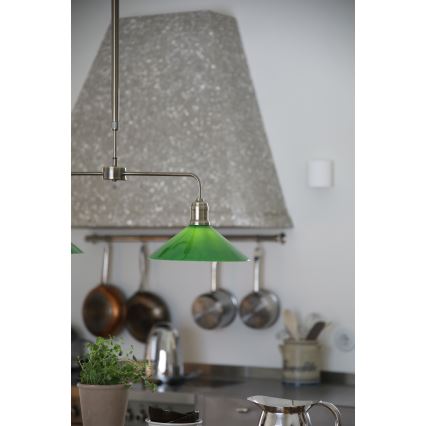 Markslöjd 109161 - VELA rod pendant light 2xE27/60W/230V green/brass