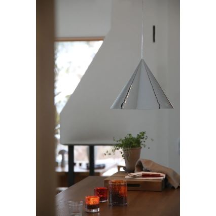 Markslöjd 109163 - TIP pendant light suspended on cable 1xE27/60W/230V polished chrome
