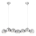 Markslöjd 109168 - CUPOLO cable-suspended chandelier 7xE14/40W/230V polished chrome