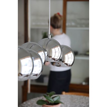 Markslöjd 109168 - CUPOLO cable-suspended chandelier 7xE14/40W/230V polished chrome