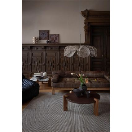 Markslöjd 109170 - STYRKA cable‑suspended pendant 1xE27/40W/230V Ø 75 cm beige