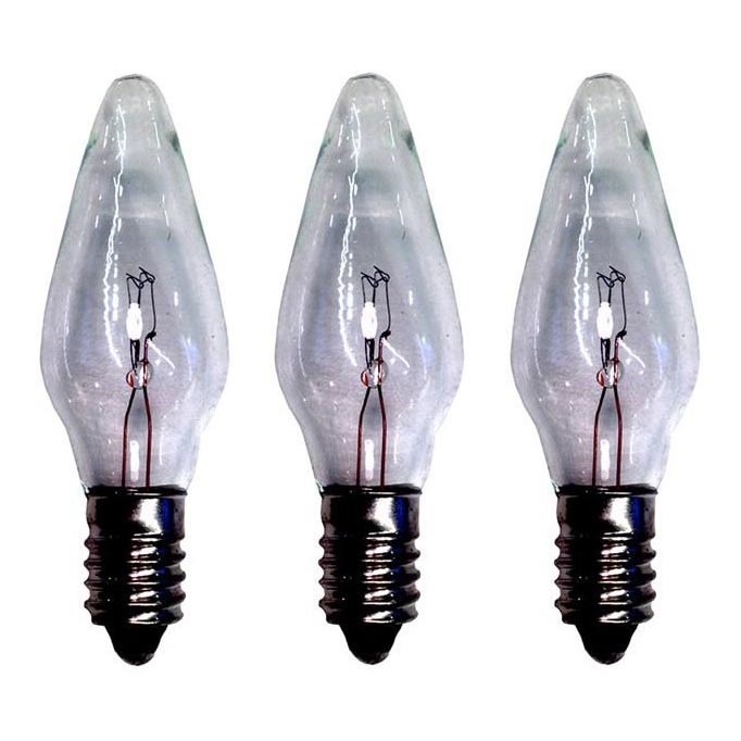 Markslöjd 702323 - SET 3x Heavy-duty Christmas bulb RESERVLAMPA E10/3W/55V