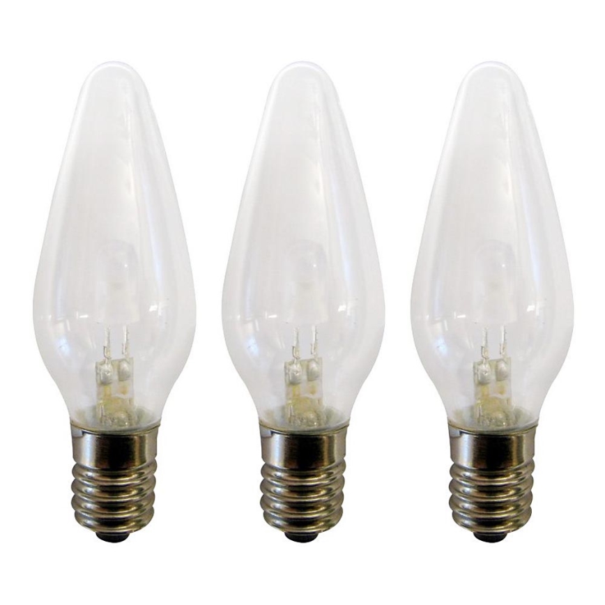 Markslöjd 702324 - SET 3x Heavy-duty Christmas bulb RESERVLAMPA E10/3W/34V