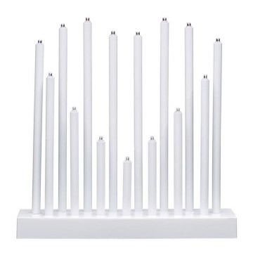 Markslöjd 702639 - LED Christmas candlestick ROMANS LED/0,9W/3xAA white