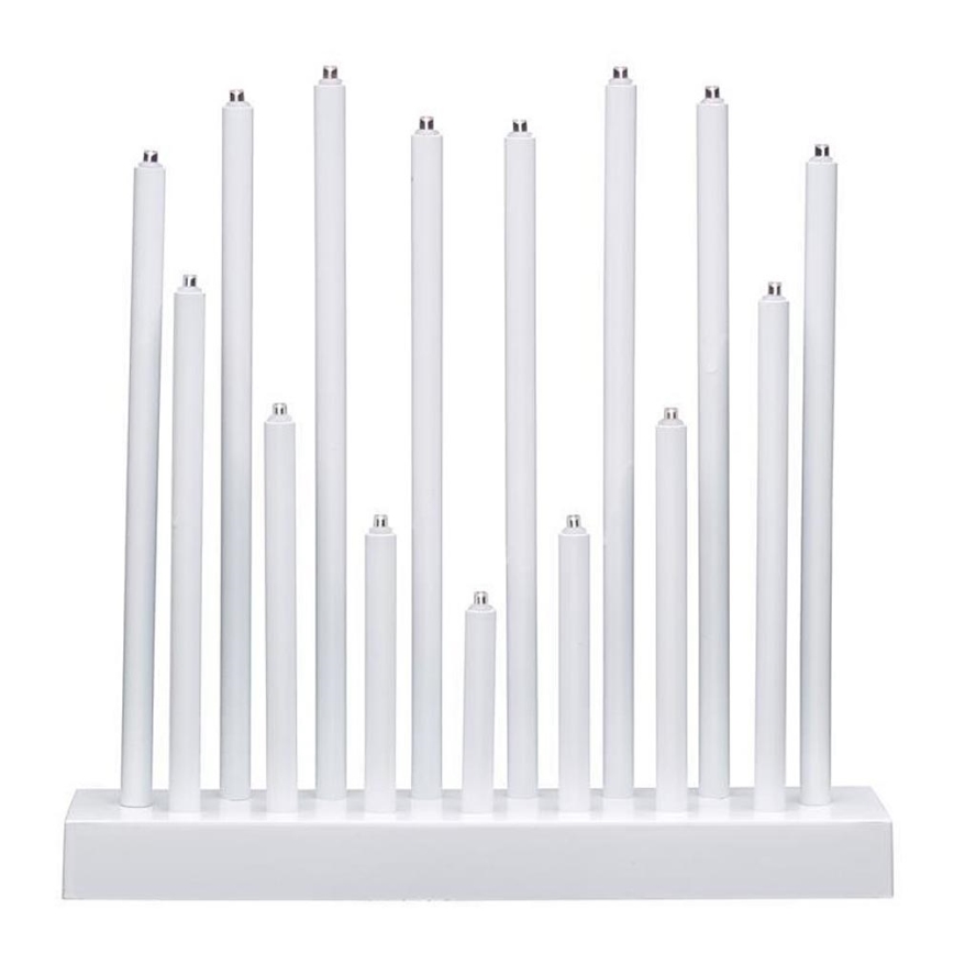 Markslöjd 702639 - LED Christmas candlestick ROMANS LED/0,9W/3xAA white