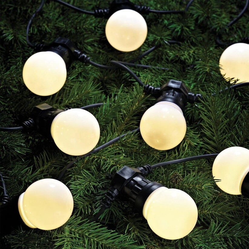 Markslöjd 703180 - LED Christmas outdoor chain DAKKE 10xLED 7,5m IP44 warm white