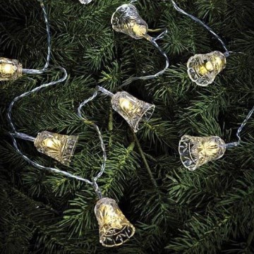 Markslöjd 703237 - LED Christmas string lights BELL 10xLED 2,1m