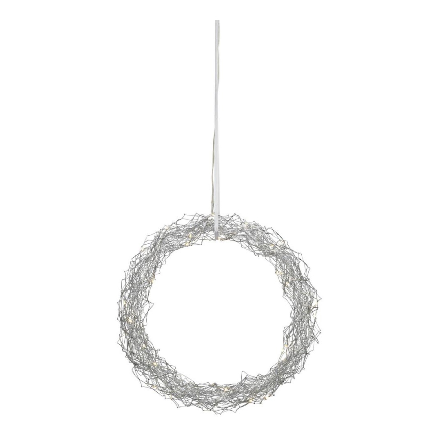 Markslöjd 703442 - LED Christmas decoration JULLE 30xLED/0.03W/4.5V silver
