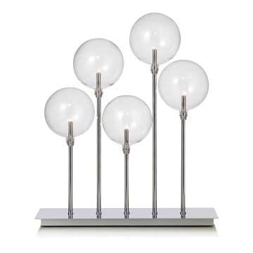 Markslöjd 703519 - Christmas candlestick MÄSTER 7xE5/0,8W/230/12V matte chrome