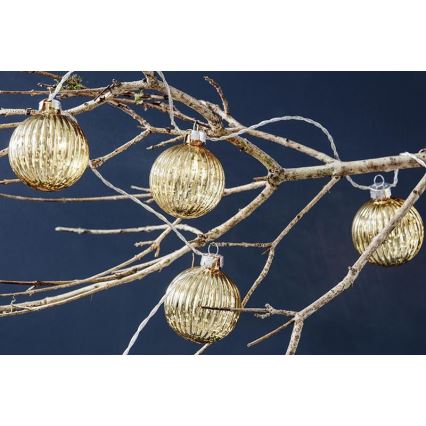 Markslöjd 703781 - LED Christmas chain BIGSOLO 10xLED/3xAA 1,65m warm white