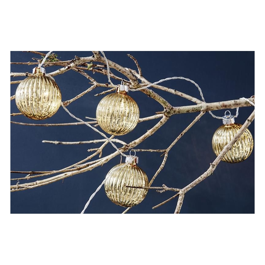 Markslöjd 703781 - LED Christmas chain BIGSOLO 10xLED/3xAA 1,65m warm white