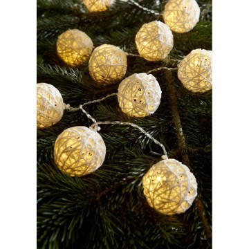 Markslöjd 703901 - Christmas decoration SIA LED/0.06W/3xAA 150 cm