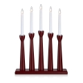 Markslöjd 704176 - Christmas candelabra MASESKÄR 5xE10/3W/230V red