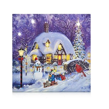 Markslöjd 704361 - LED Decorative picture CANVAS LED/0,18W/2xAA