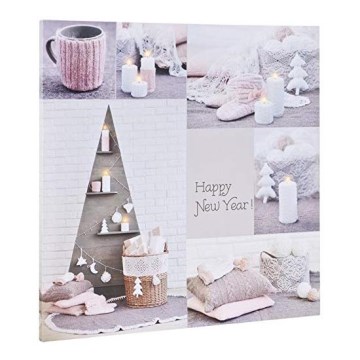 Markslöjd 704497 - LED decorative picture CANVAS 9xLED/0,18W/2xAA