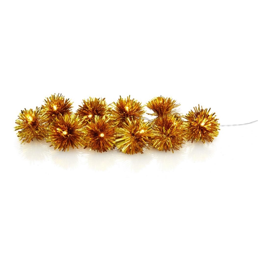 Markslöjd 704775 - LED Christmas chain POMPOM 10xLED 2,75m