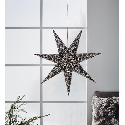 Markslöjd 704877 - Christmas decoration KARLA 1xE14/25W/230V black 75 cm