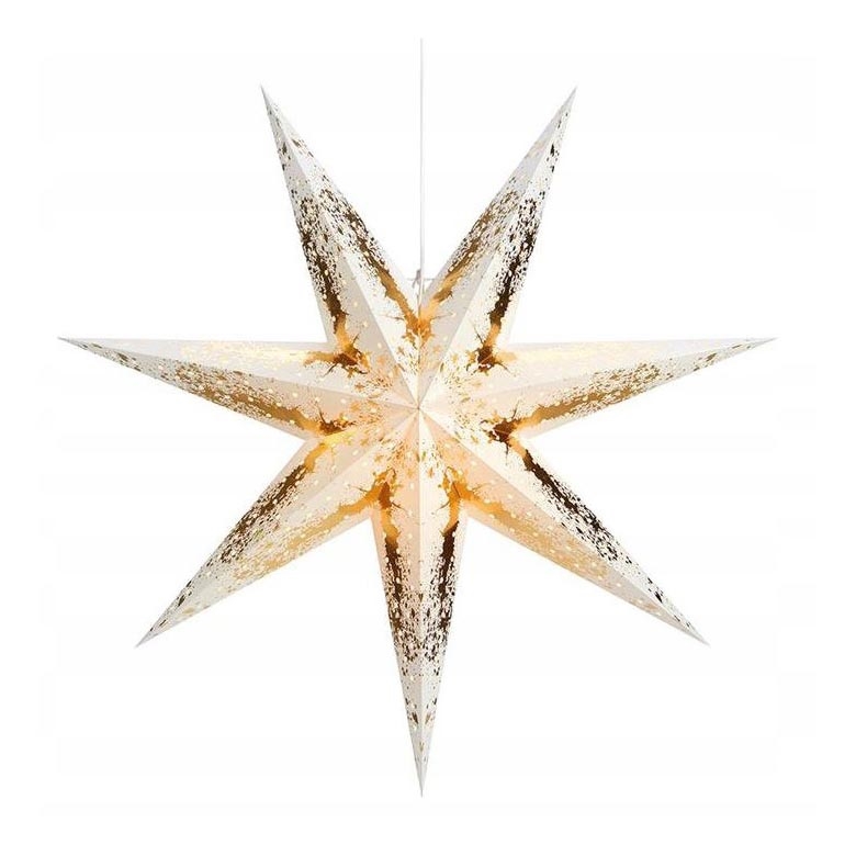 Markslöjd 704942 - Christmas decoration STRAUSS 1xE14/25W/230V d. 75 cm white/gold