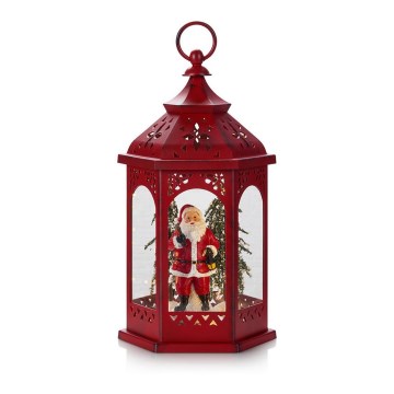 Markslöjd 704975 - LED Christmas decoration ROLF LED/3xAA lantern red