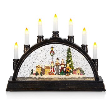 Markslöjd 704983 - LED Christmas candelabra KARSTEN 9xLED/0.25W/4.5V