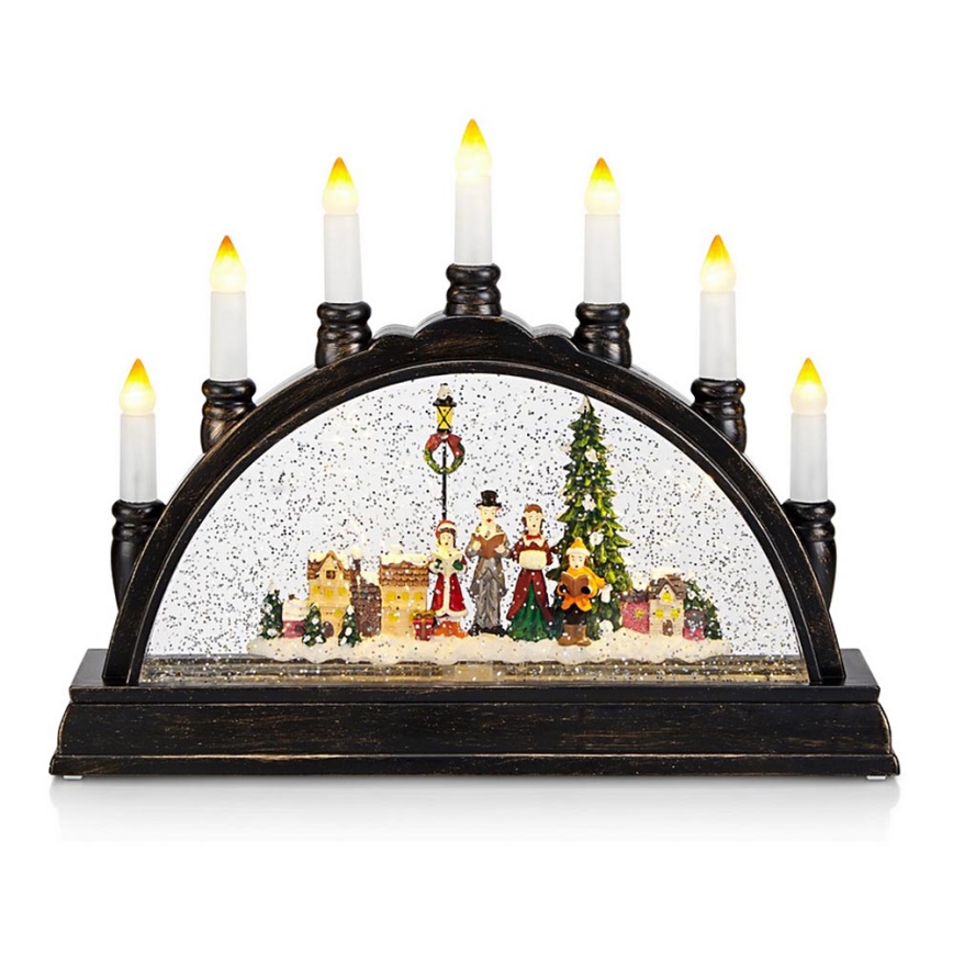 Markslöjd 704983 - LED Christmas candelabra KARSTEN 9xLED/0.25W/4.5V