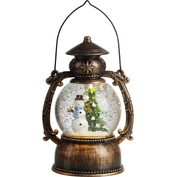 Markslöjd 705053 - LOTHAR LED Christmas Lantern, 0.15W, 3xAA, Bronze