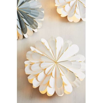 Markslöjd 705309 - Christmas decoration MARIGOLD 1xE14/25W/230V d. 60 cm white