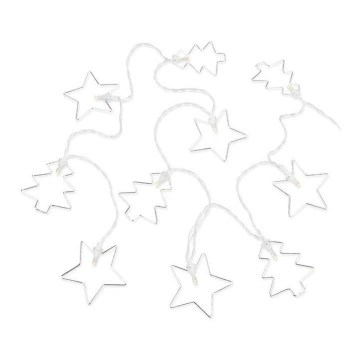 Markslöjd 705436 - LED Christmas chain TRI 10xLED/2xAA 1,65m warm white