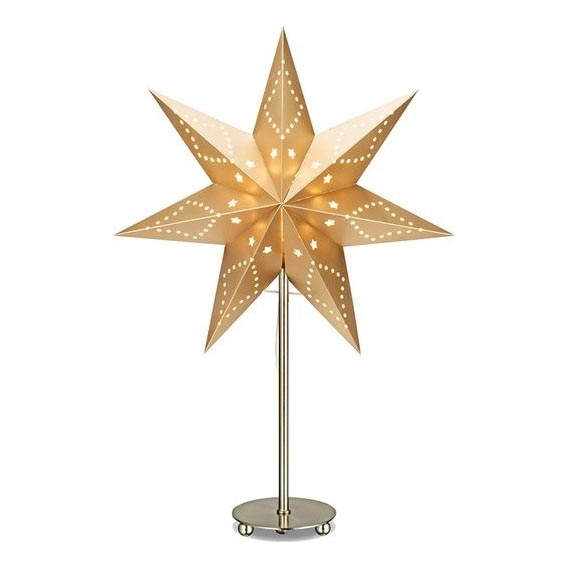 Markslöjd 705545 - Christmas decoration SATURNUS 1xE14/25W/230V 35 cm gold