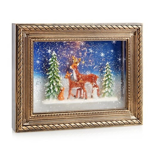 Markslöjd 705555 - LED Christmas decoration REINHARD LED/0,06W/4xAA/warm white bronze