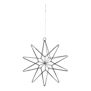 Markslöjd 705749 - LED Christmas decoration GLEAM LED/0,6W/3xAA black