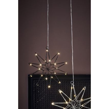 Markslöjd 705749 - LED Christmas decoration GLEAM LED/0,6W/3xAA black