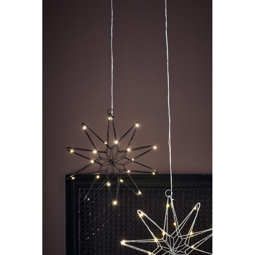 Markslöjd 705749 - LED Christmas decoration GLEAM LED/0,6W/3xAA black