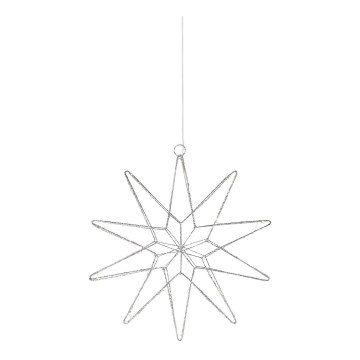 Markslöjd 705750 - LED Christmas decoration GLEAM LED/0,6W/3xAA silver
