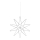 Markslöjd 705750 - LED Christmas decoration GLEAM LED/0,6W/3xAA silver