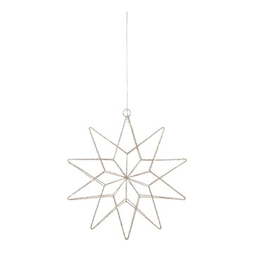 Markslöjd 705751 - LED Christmas decoration GLEAM LED/0,6W/3xAA gold