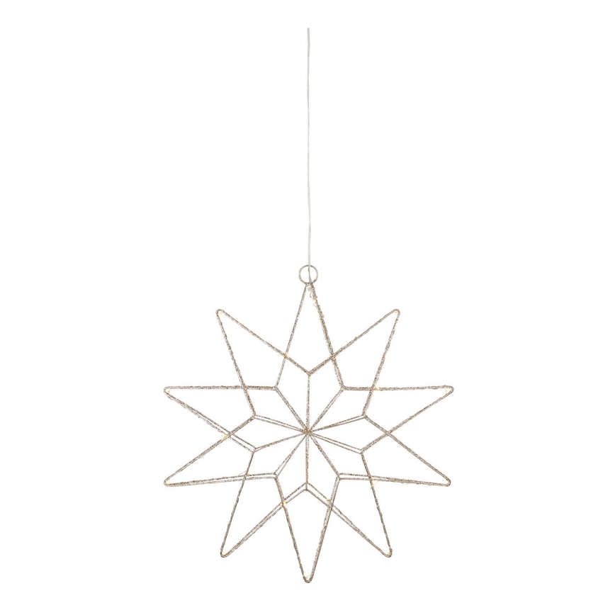 Markslöjd 705751 - LED Christmas decoration GLEAM LED/0,6W/3xAA gold
