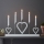Markslöjd 705830 - Christmas candlestick MELISSA 5xE10/3W/230V white