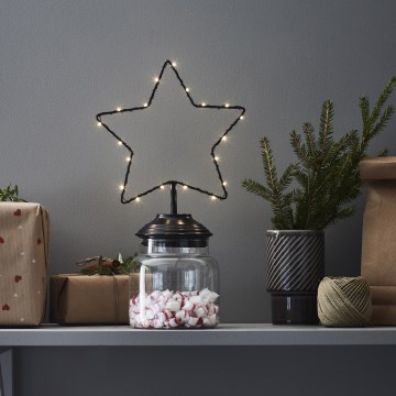 Markslöjd 705854 - LED Christmas decoration SWEETIE LED/0,45W/3xAA star