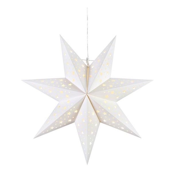 Markslöjd 705897 - LED Christmas decoration BLANK LED/0,4W/3xAA d. 45 cm white