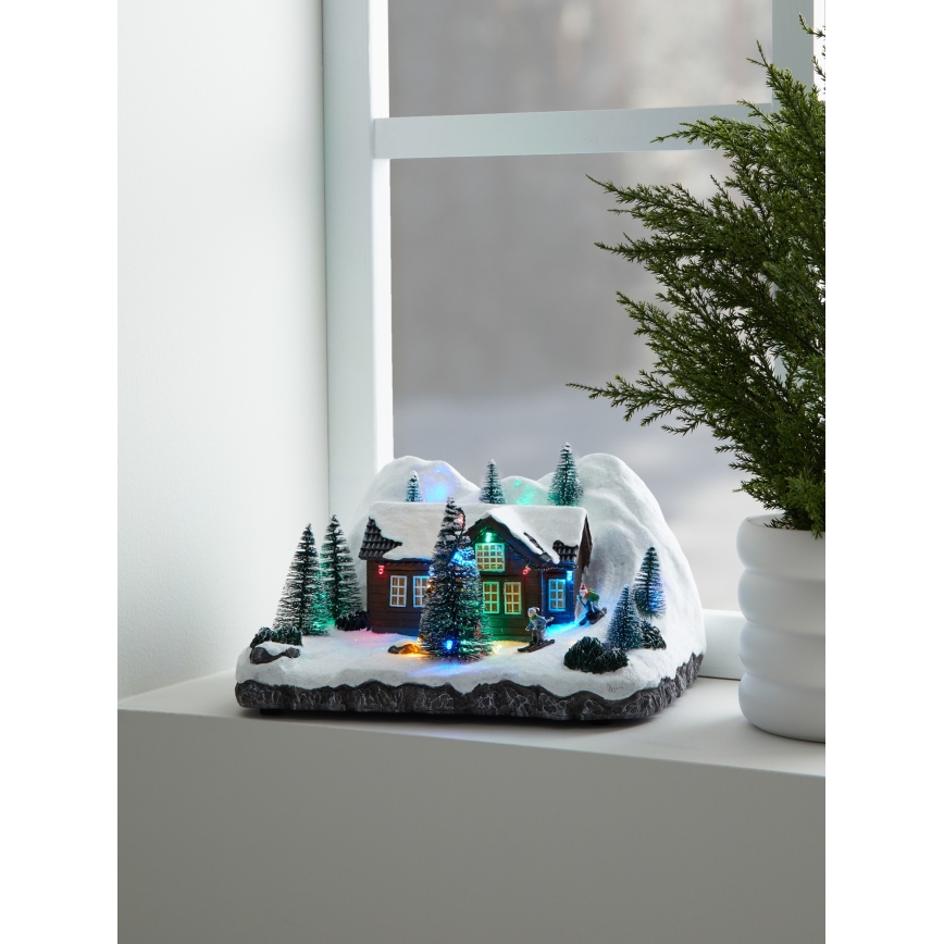 Markslöjd 705899 - LED Christmas decoration VEMDALEN LED/0,69W/3xAA multicolor