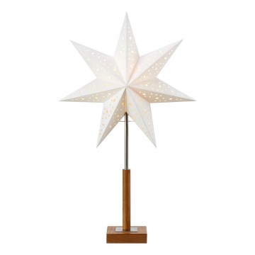 Markslöjd 706041 - Christmas decoration SOLVALLA 1xE14/25W/230V 35 cm white/oak