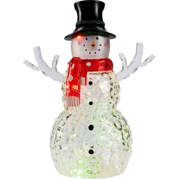 Markslöjd 706044 - FRANS LED Christmas Decoration LED/0.06W/3xAAA Snowman
