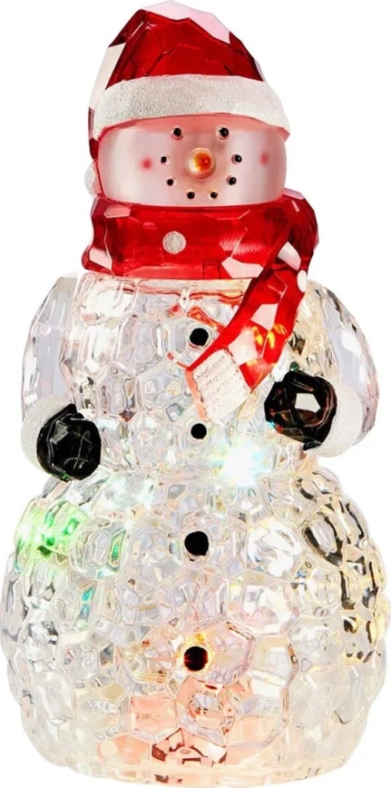 Markslöjd 706045 - LED Christmas Decoration HENRY LED/0,06W/3xAAA Snowman